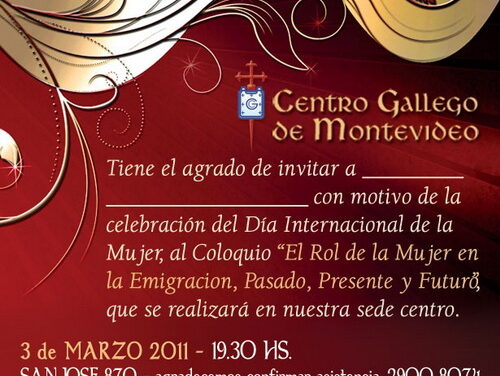 Centro gallego de Montevideo,  coloquio, mujer 3/3