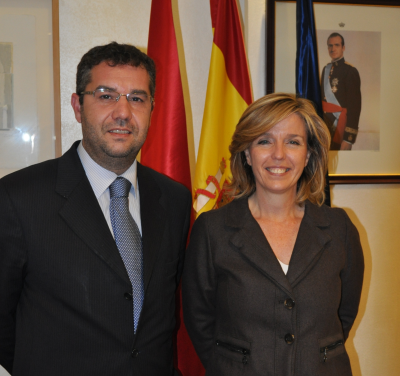 La Consejera recibe al presidente de la asociación de madrileños en Uruguay