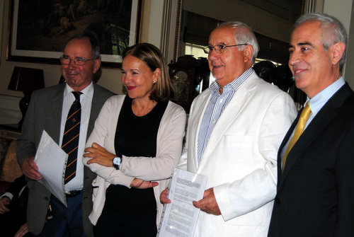 Segundo día de visita a Montevideo de Aurelio Miras Portugal – convenios con mutuales.
