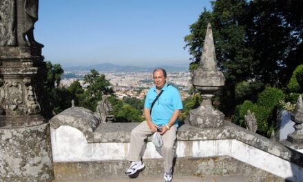 El santuario de Bom fin en Portugal (Braga)