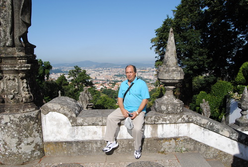 El santuario de Bom fin en Portugal (Braga)