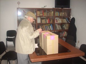 mlilitante ferron votando