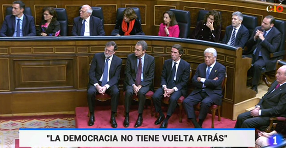 El rey llama a «preservar» los valores constitucionales y une la Monarquía a la «democracia y libertad» de España