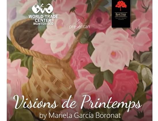 Vernissage «Visions de Printemps» de la artísta Mariela García Boronat.