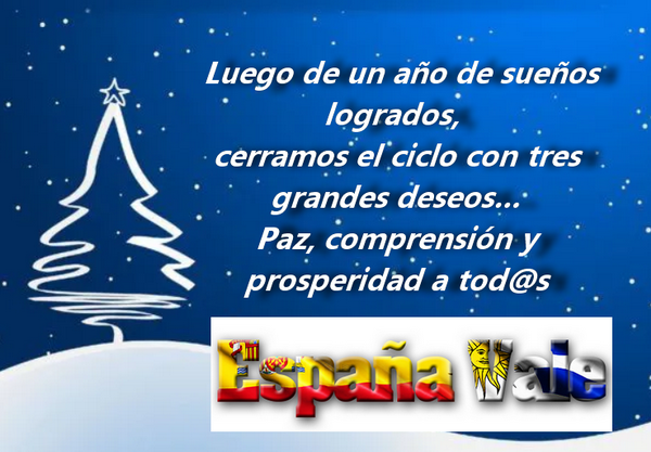 Agradecemos vuestras tarjetas navideñas y nuestros mejores deseos…