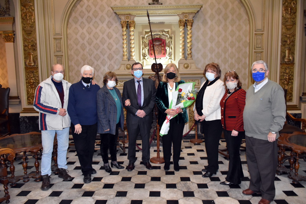 Club Español de Montevideo – Bienvenida a la Cónsul María Victoria Scola.