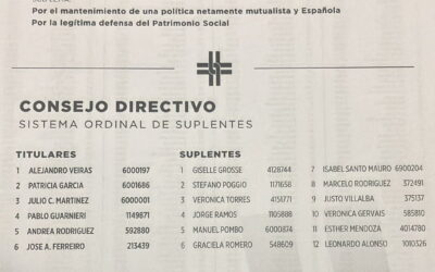 Elecciones 2025 – Asociación Española primera de socorros mutuos.