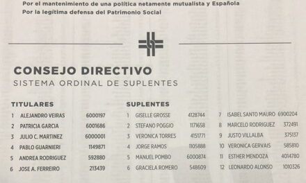 Elecciones 2025 – Asociación Española primera de socorros mutuos.