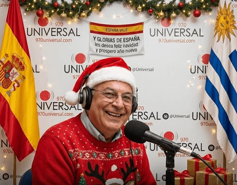 España vale y Glorias de España Vale? Les desea una feliz navidad y agradece sus saludos recibidos-