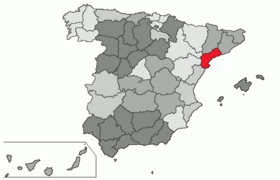 Mapa Tarragona