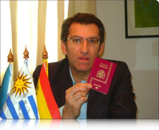 Feijoo en Montevideo