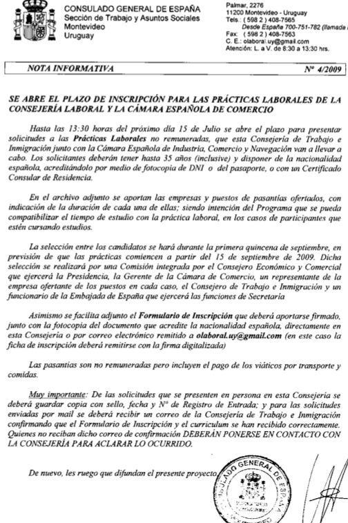 Nota Informativa